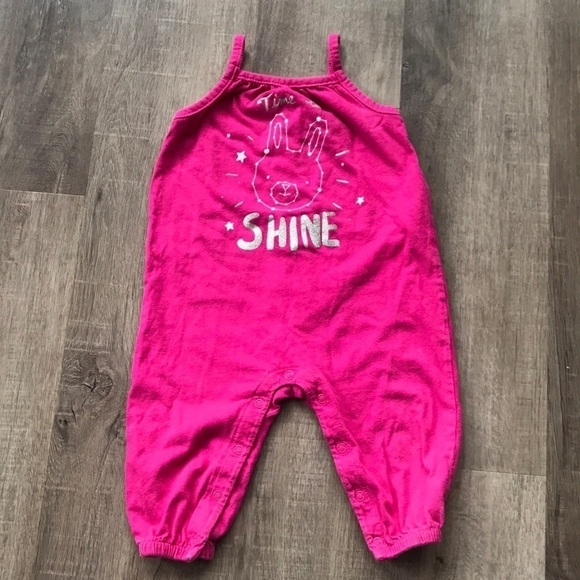4 for $25  pink Joe fresh SHINE jumper 6-12 - Picture 1 of 4